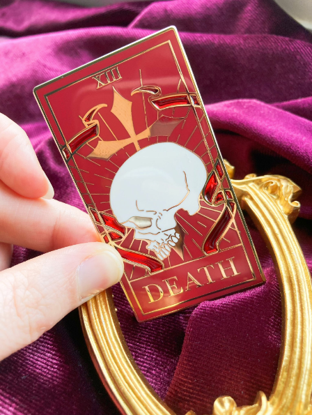 Death Tarot in Red